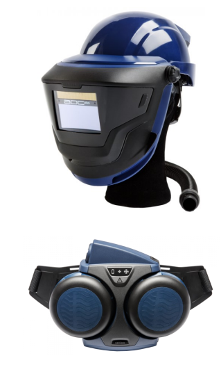 Casque de soudage Sundstrom avec visière SR 584 et unité de ventilation